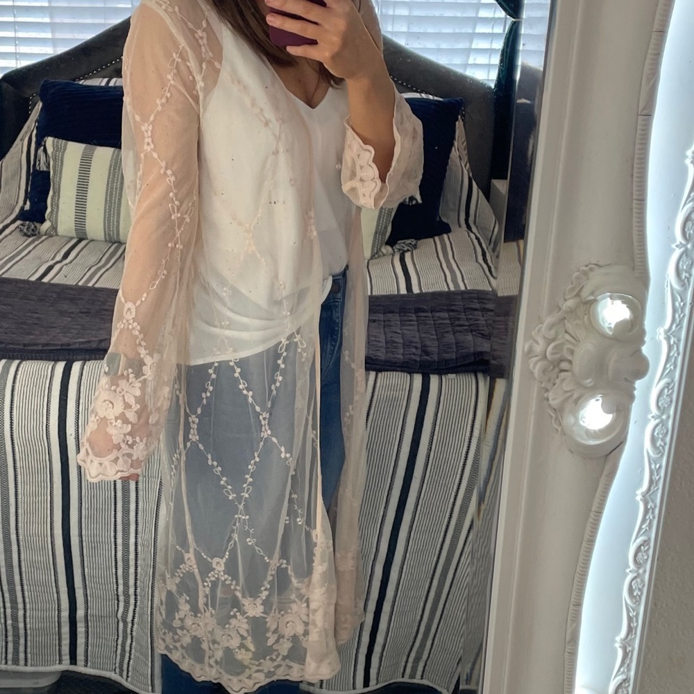 Forever 21 Lace Duster